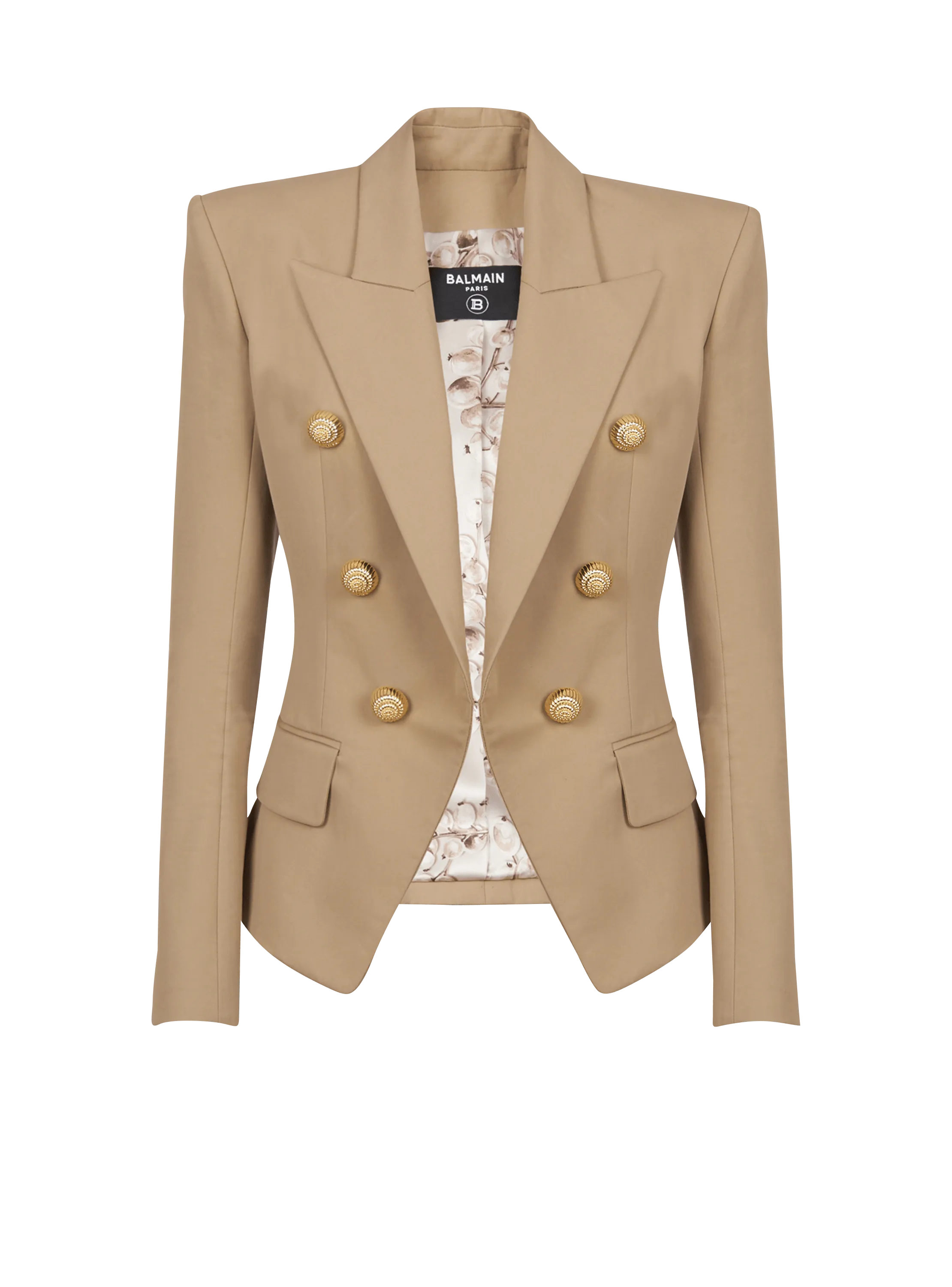 6-button cotton jacket