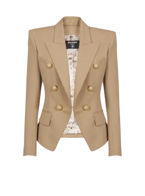 6-button cotton jacket