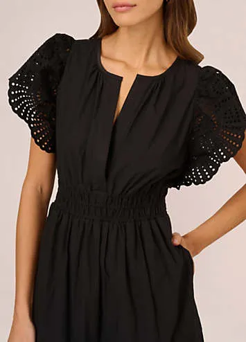 Adrianna Papell Cotton Eyelet Dress | Kaleidoscope