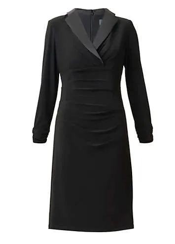 Adrianna Papell Jersey Tuxedo Dress | Kaleidoscope