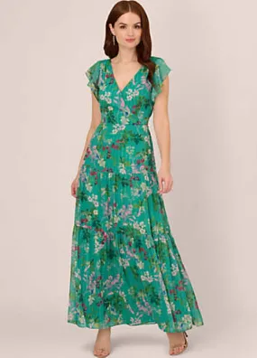 Adrianna Papell Print Tier Maxi Dress | Grattan