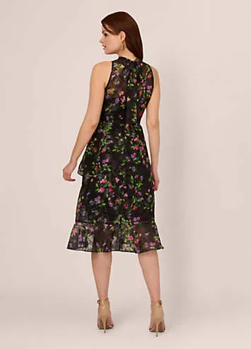 Adrianna Papell Printed Halter Dress | Kaleidoscope