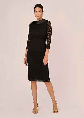 Adrianna Papell Roll Neck Sheath Dress | Grattan