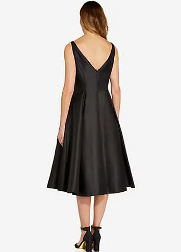 Adrianna Papell Sleeveless Tea Length Dress | Grattan