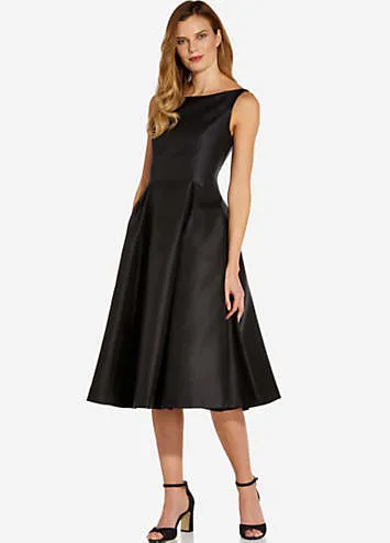 Adrianna Papell Sleeveless Tea Length Dress | Grattan