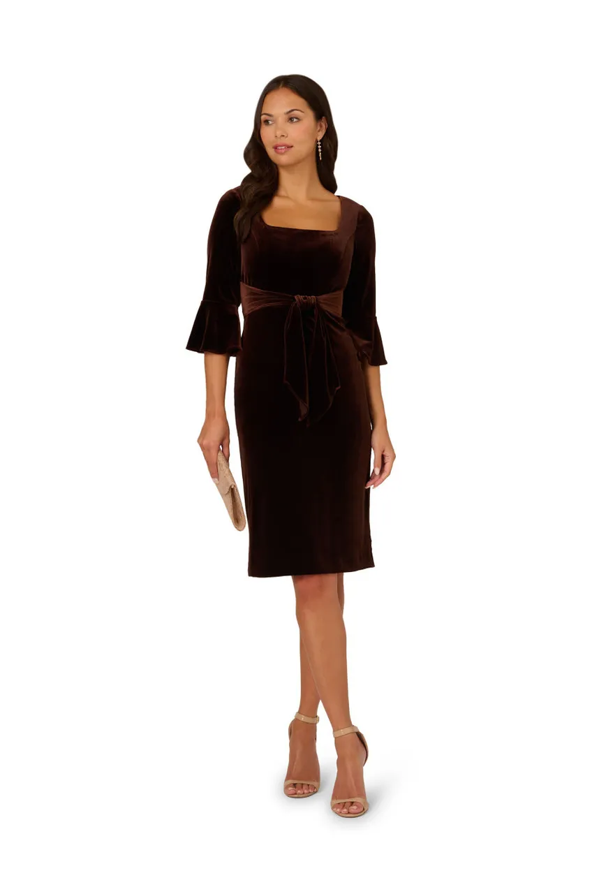 ADRIANNA PAPELL Tie front dress 
                         
                     
                