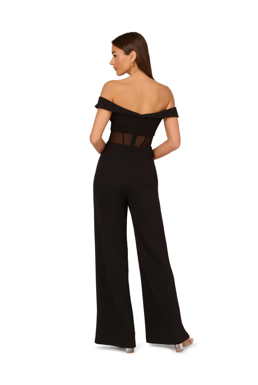 ADRIANNA X ADRIANNA PAPELL Knit crepe jumpsuit 
                         
                     
                