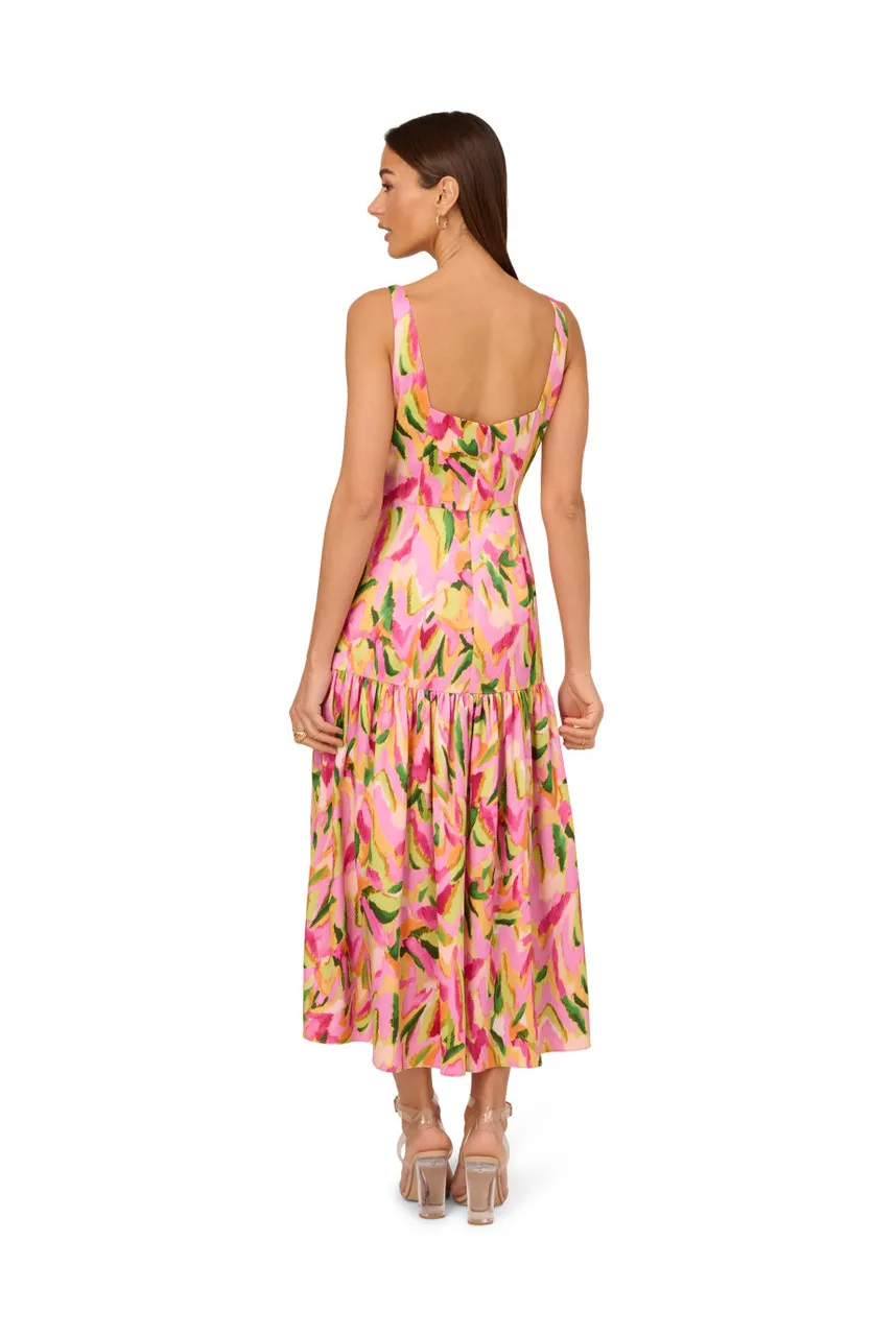 ADRIANNA X ADRIANNA PAPELL Printed midi dress 
                         
                     
                