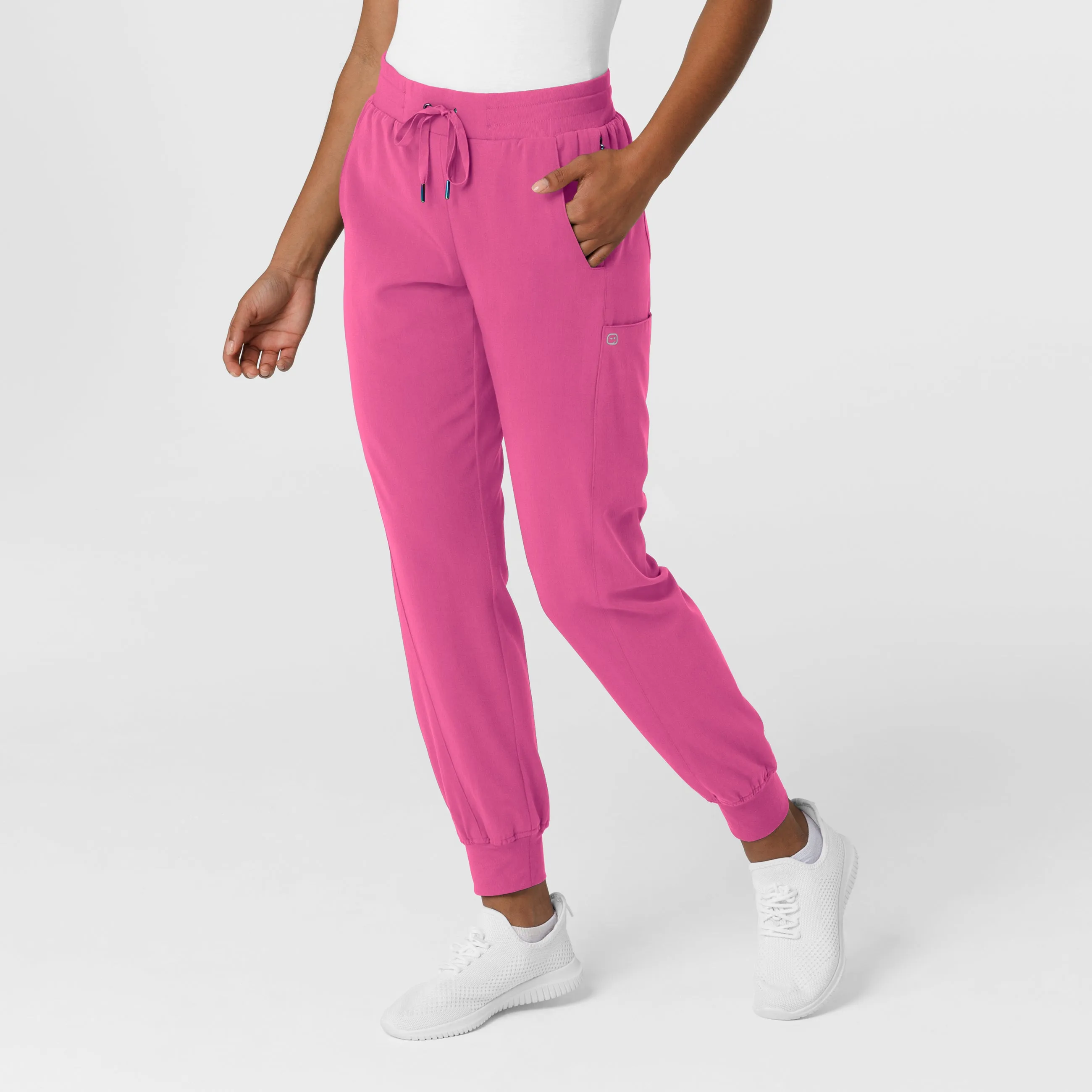 Aero Remix Women's Cargo Jogger Scrub Pant - Fuchsia