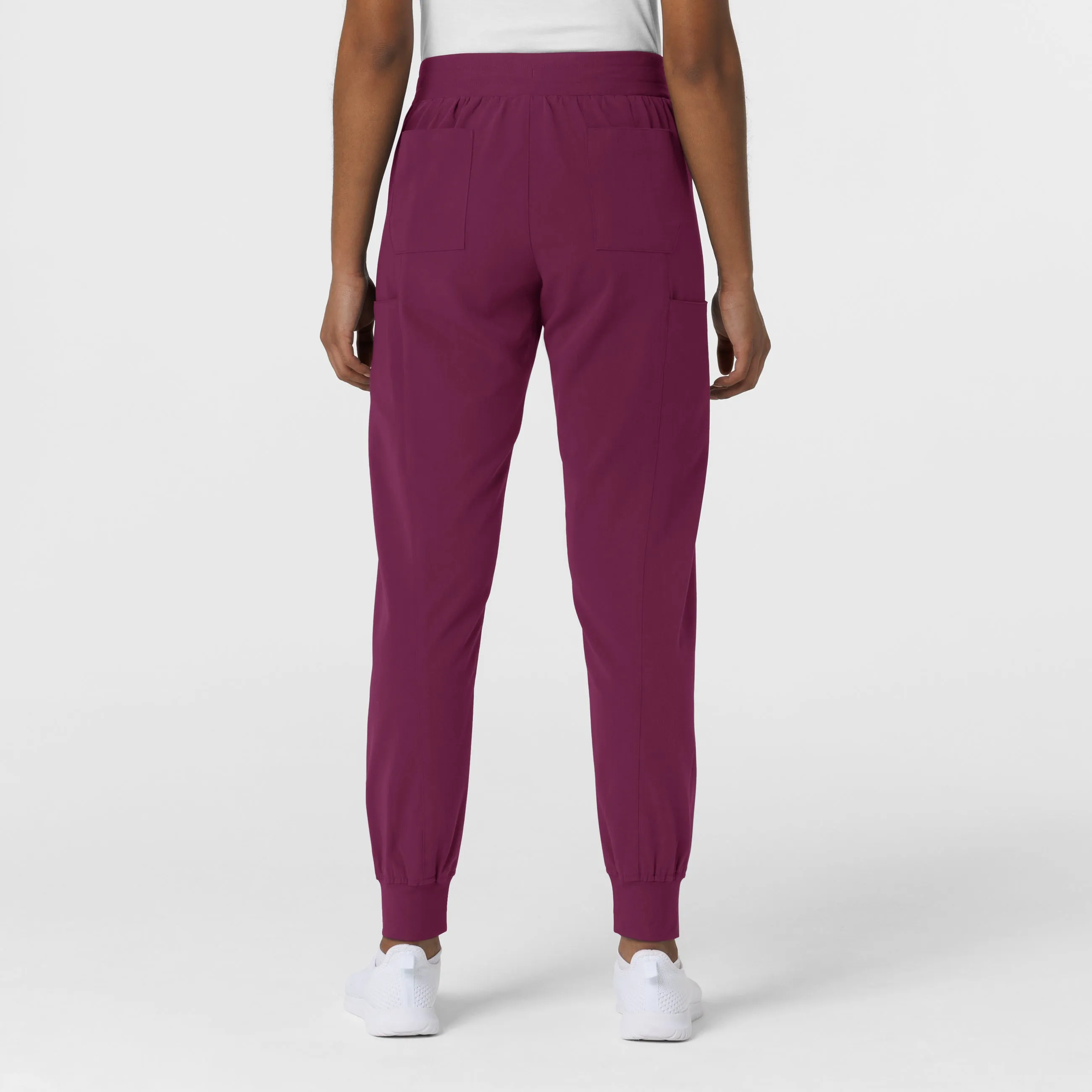 Aero Remix Women's Cargo Jogger Scrub Pant - Wine