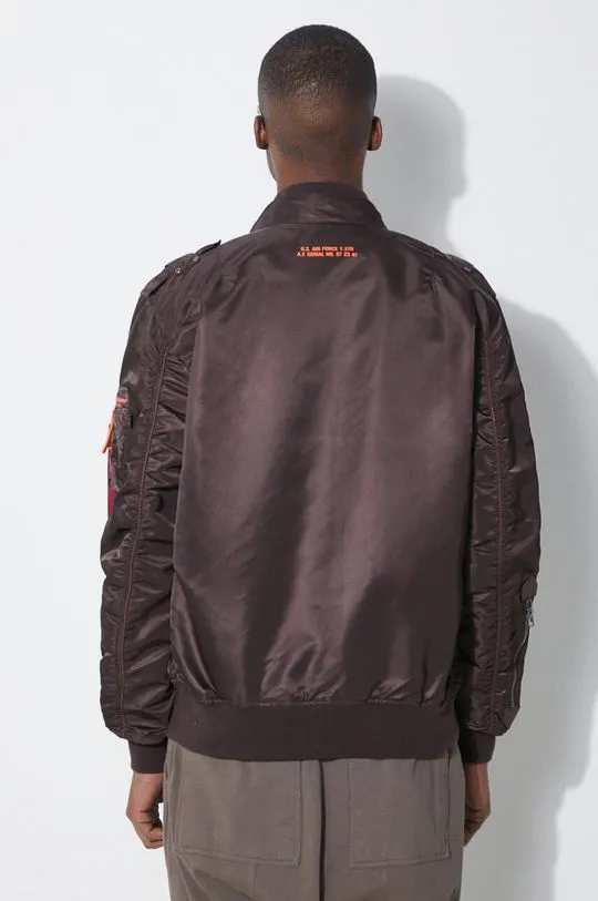 Alpha Industries jacket Falcon II men's brown color 156109