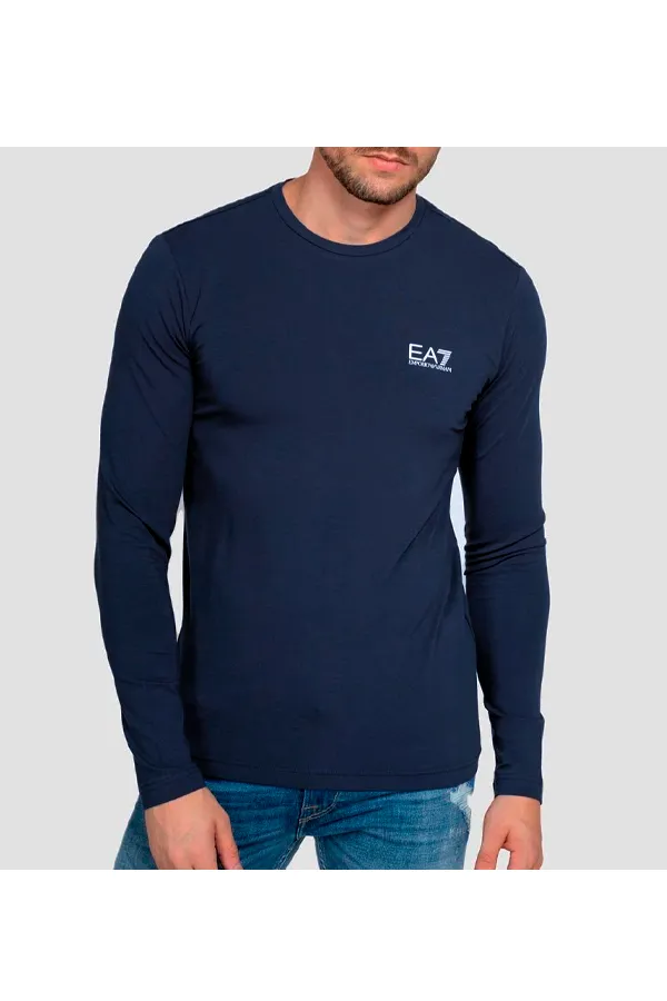 Armani EA7 Core ID L/S Tee Night Blue