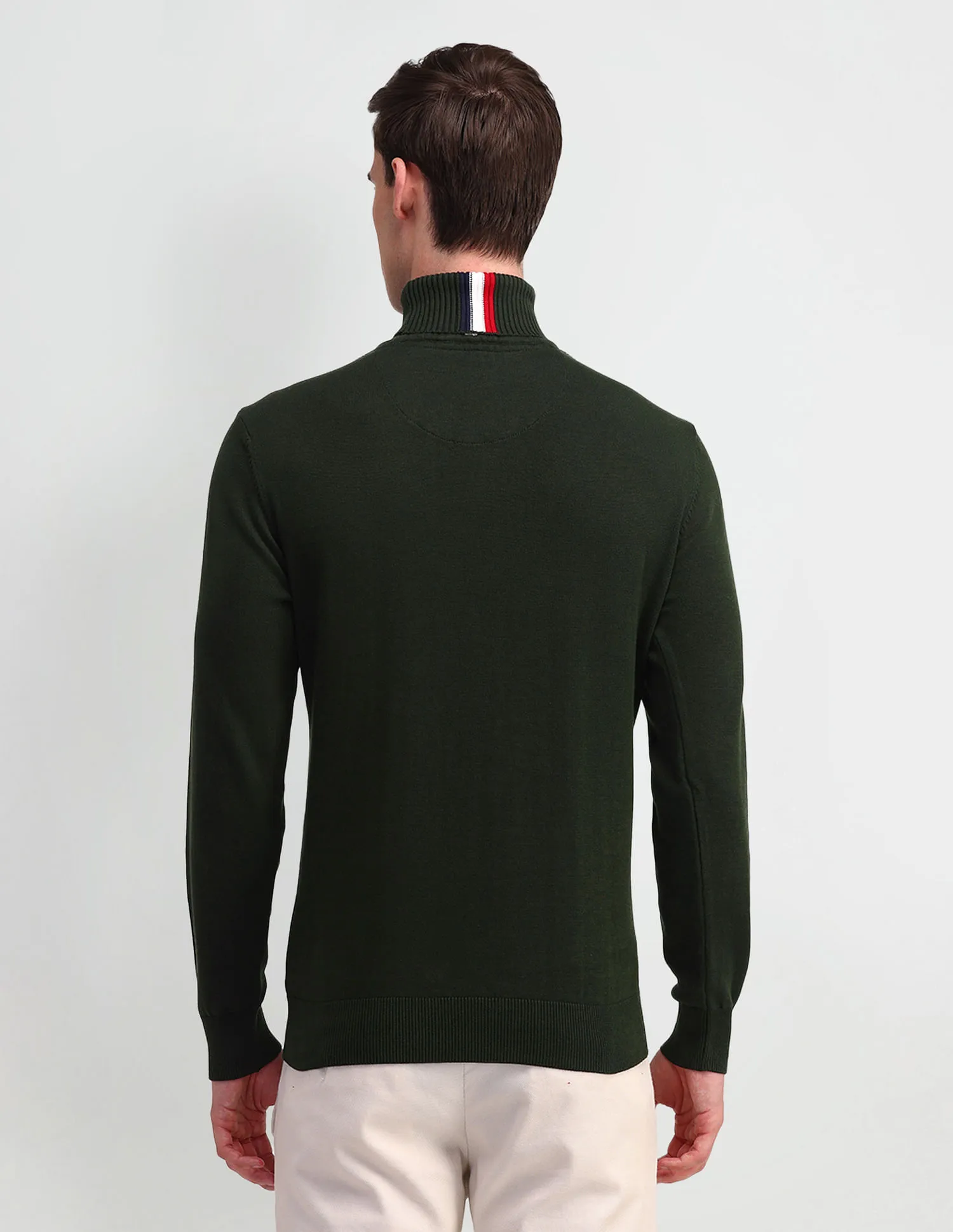 Arrow Sport Turtleneck Textured Sweater