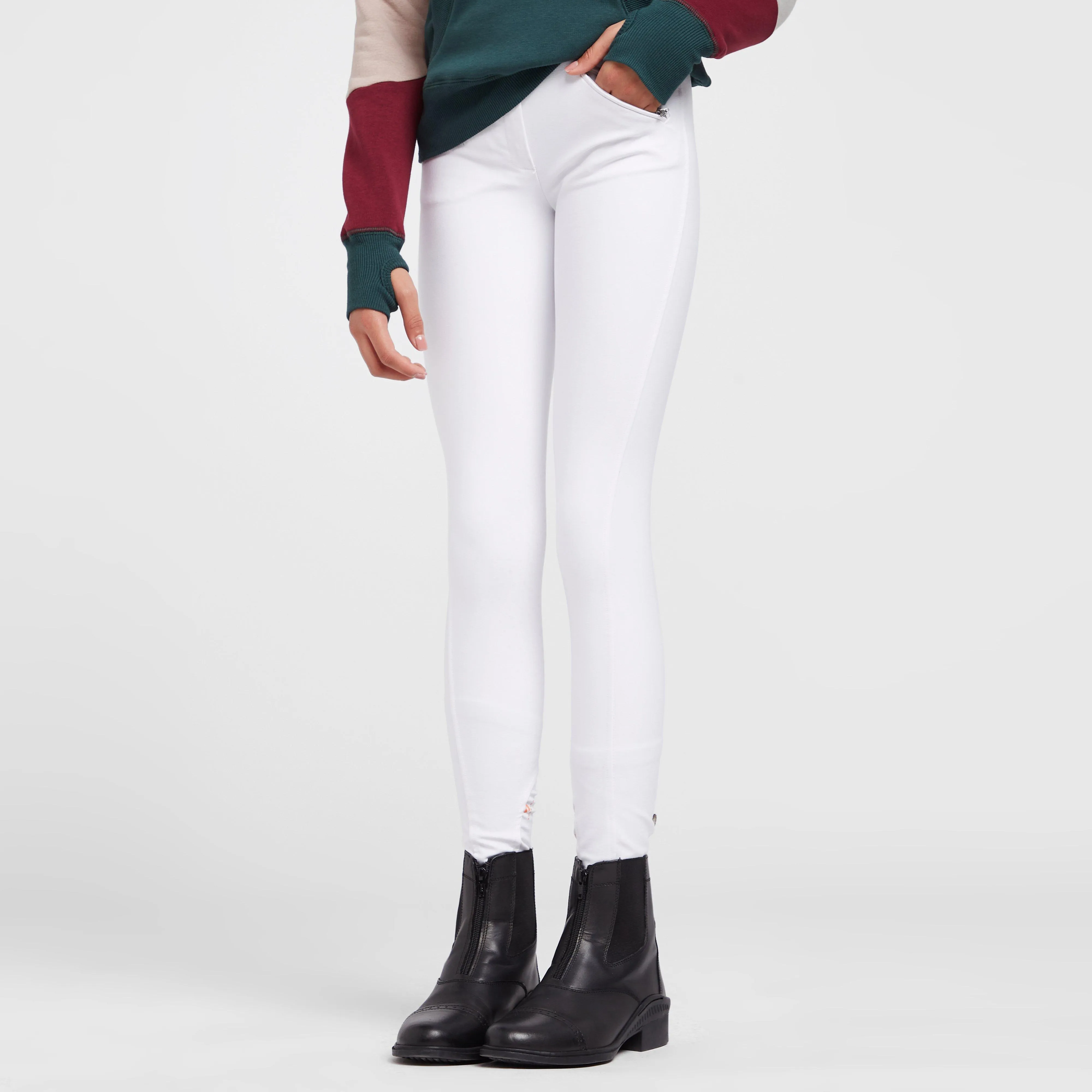 Aubrion Kids' Thompson Knee Patch Breeches | Millets