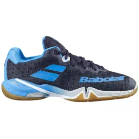 Babolat Men's Shadow Tour Badminton Shoe (Black/Blue)