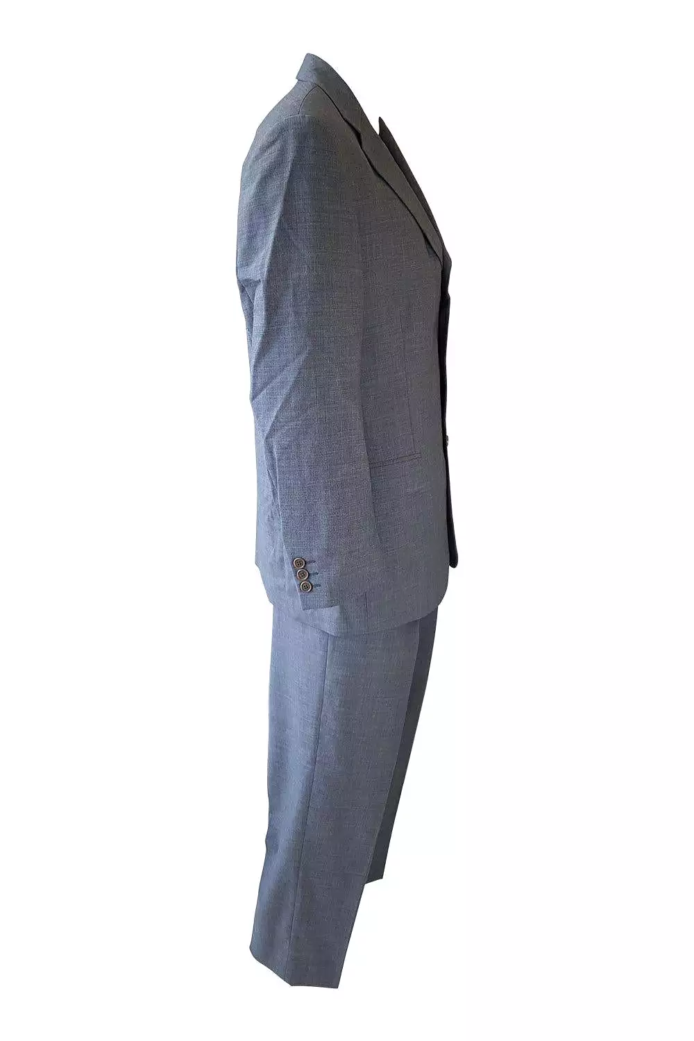 BALMAIN Vintage Men's Single Breasted Grey Suit (40)