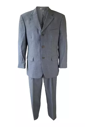 BALMAIN Vintage Men's Single Breasted Grey Suit (40)