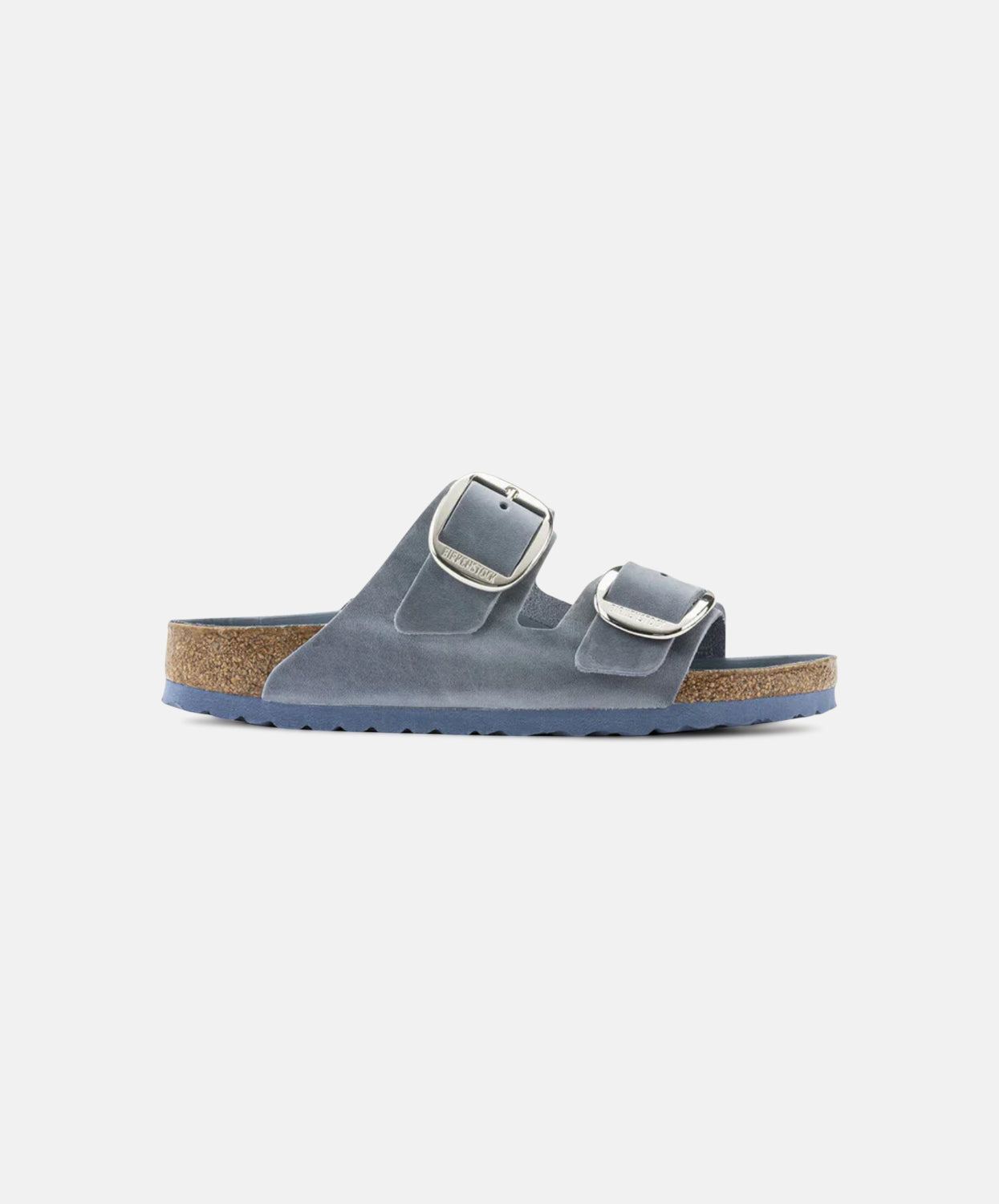 Birkenstock Arizona Big Buckle Oiled Leather Dusty Blue Sandals