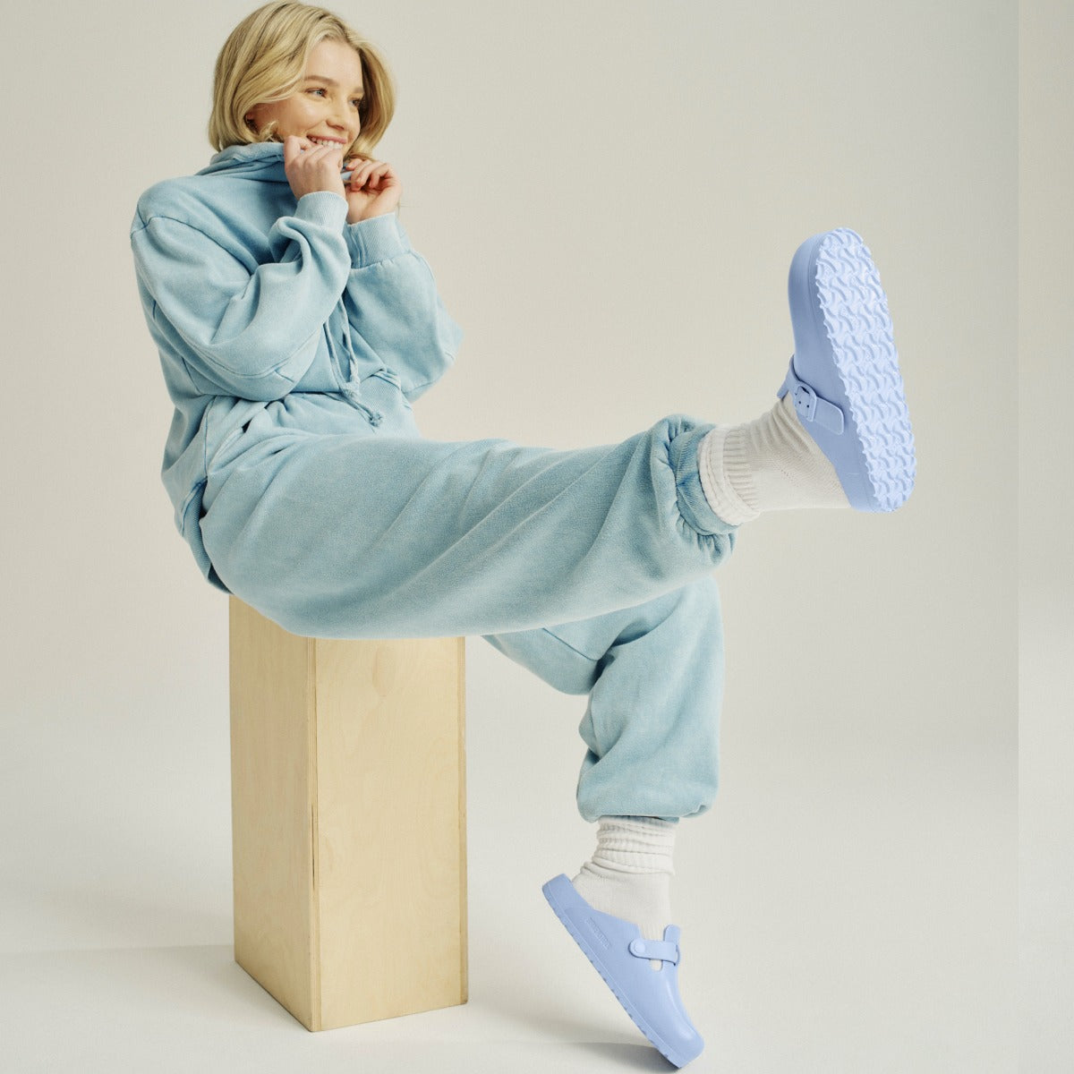 Birkenstock Boston EVA Dusty Blue     