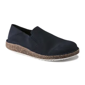 Birkenstock Callan Navy Suede Shoes (Regular)