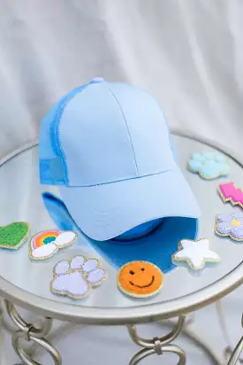 Blue Basic Trucker Cap