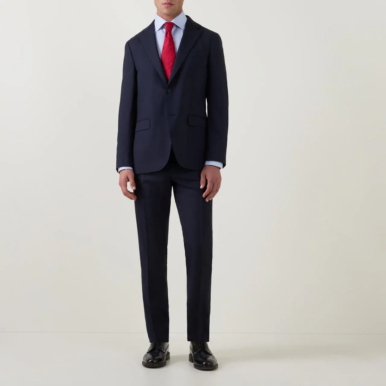 BOGLIOLI Two-Piece Single-Breasted Suit - Navy