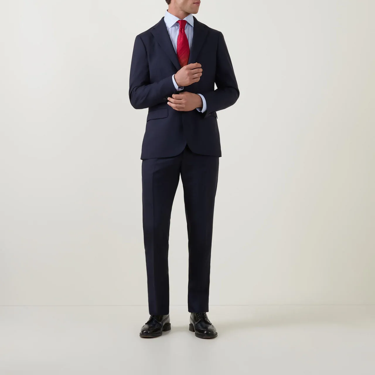 BOGLIOLI Two-Piece Single-Breasted Suit - Navy