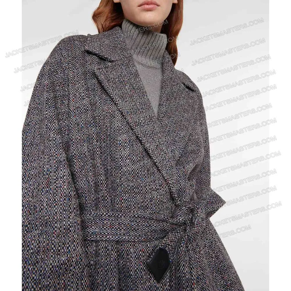 Bojana Novakovic Love Me Grey Coat