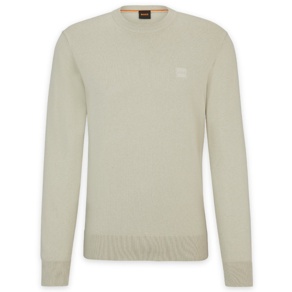 Boss Kanovano Crew Neck Knit - Beige