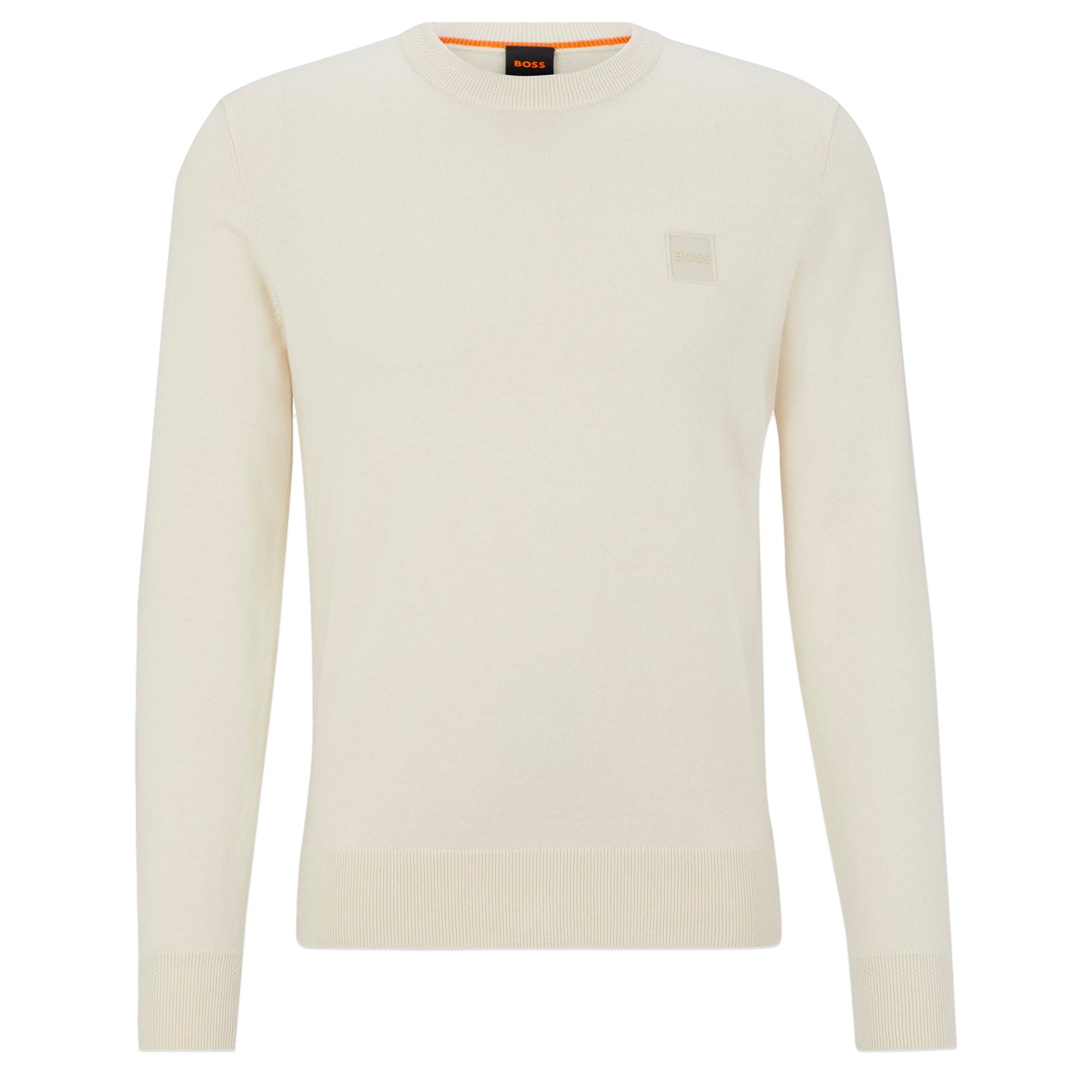 Boss Kanovano Crew Neck Knit - Light Beige