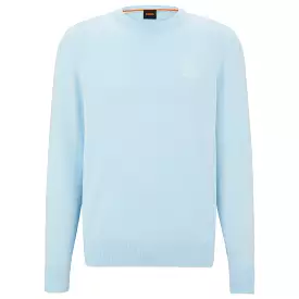 Boss Kanovano Crew Neck Knit - Sky Blue