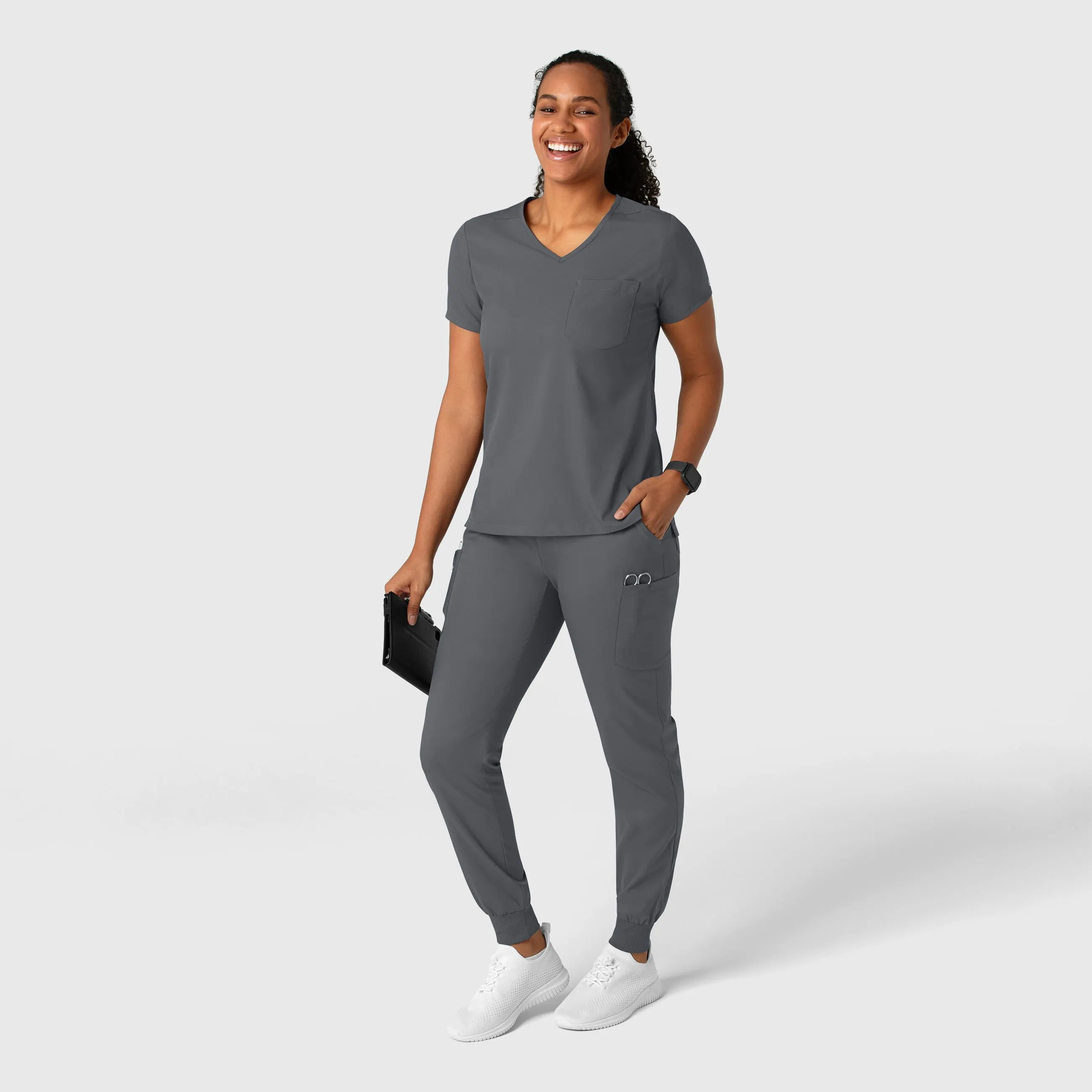 Boundless Women's Jogger Scrub Pant - Pewter