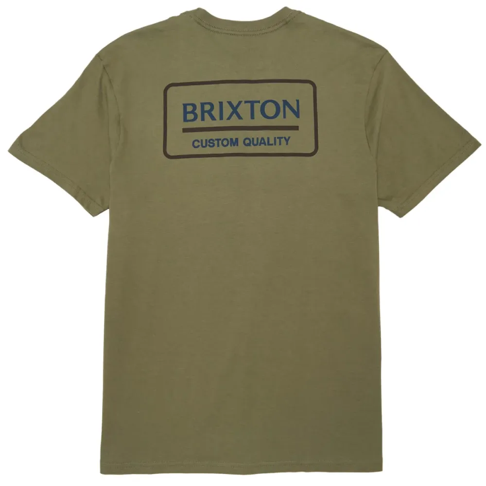 Brixton Palmer Proper S/S T-Shirt Olive