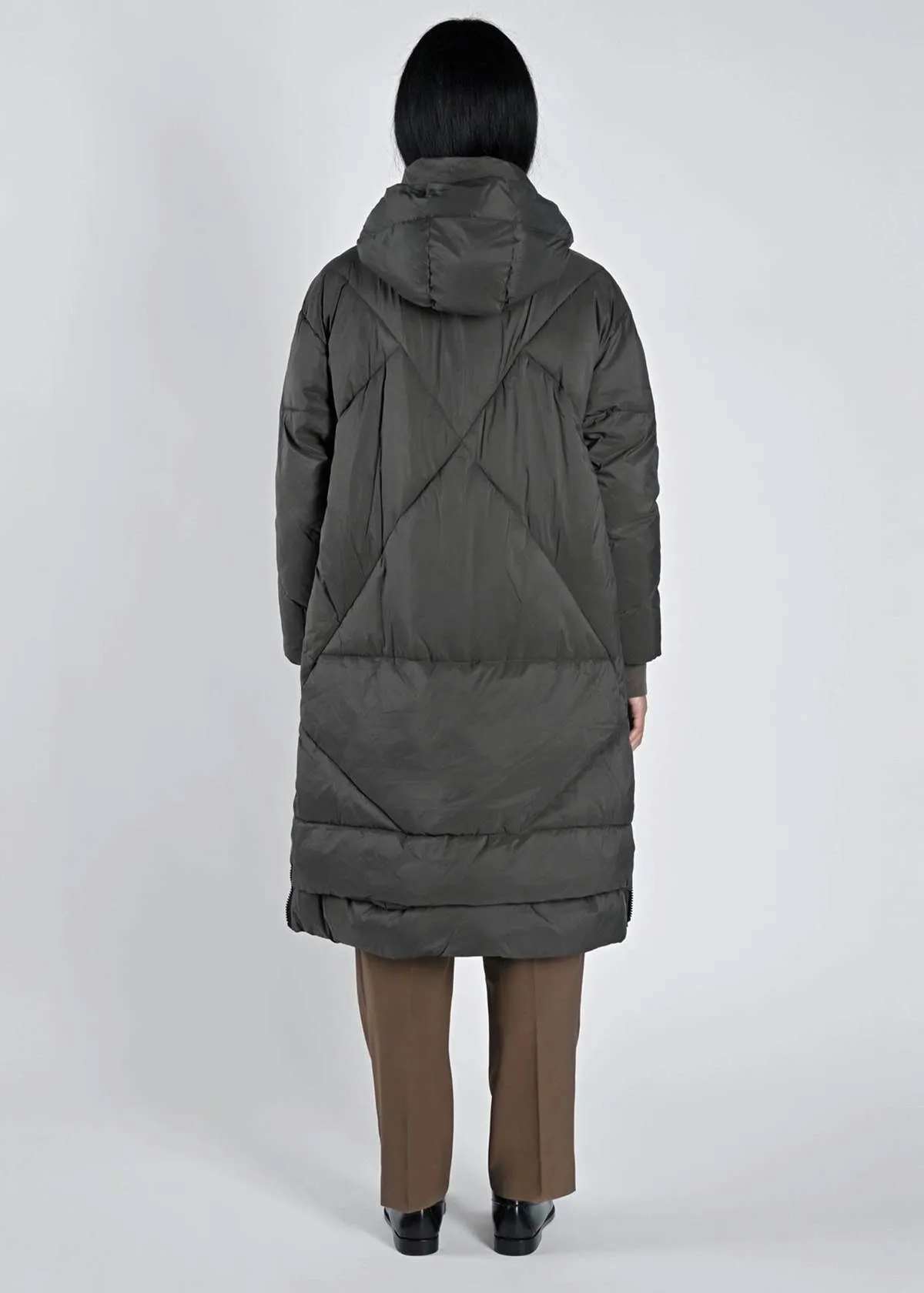 Canada Eugenie Long Coat - Olive