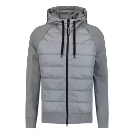 CANADA GOOSE HYBRIDGE HURON HOODED DOWN JACKET GREY