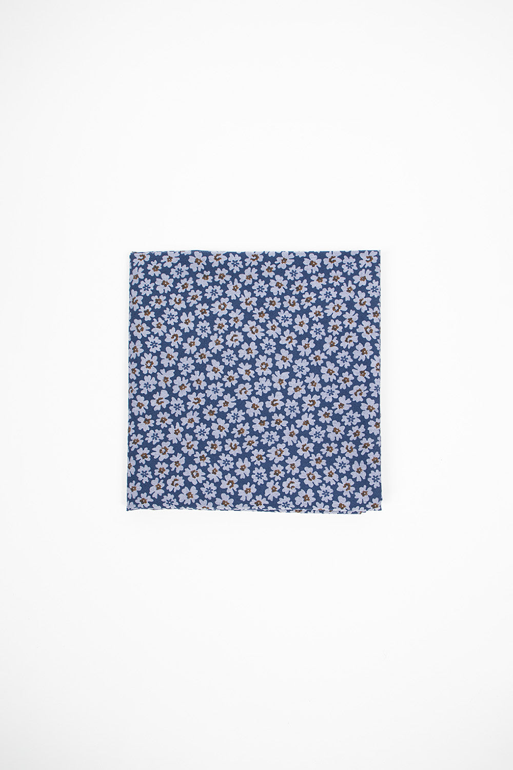 Chambray Floral Scarf Dusty Blue