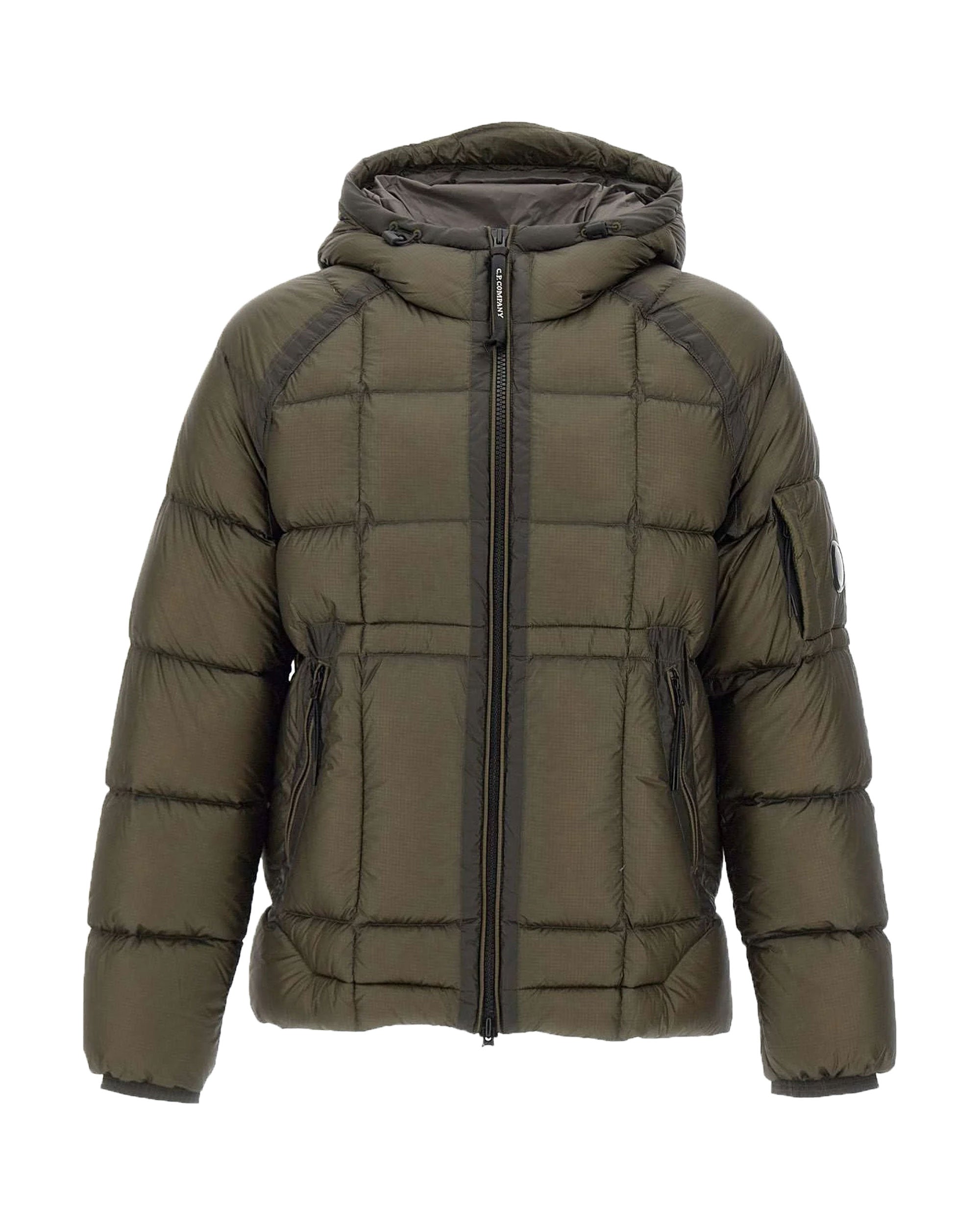 CP Company D.D. Shell Hooded Down Jacket Olive Night