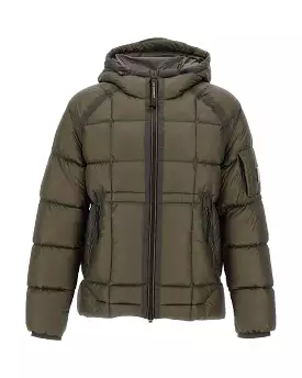 CP Company D.D. Shell Hooded Down Jacket Olive Night