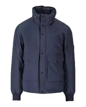 CP Company Outwear Short Jacket in Micro-M Total Eclipse