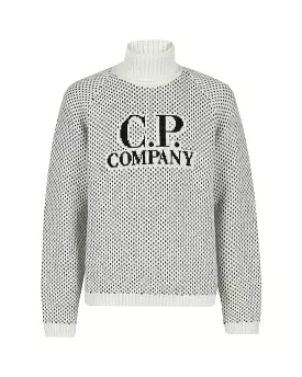 CP Company Wool Jacquard 3 Roll Neck Knit