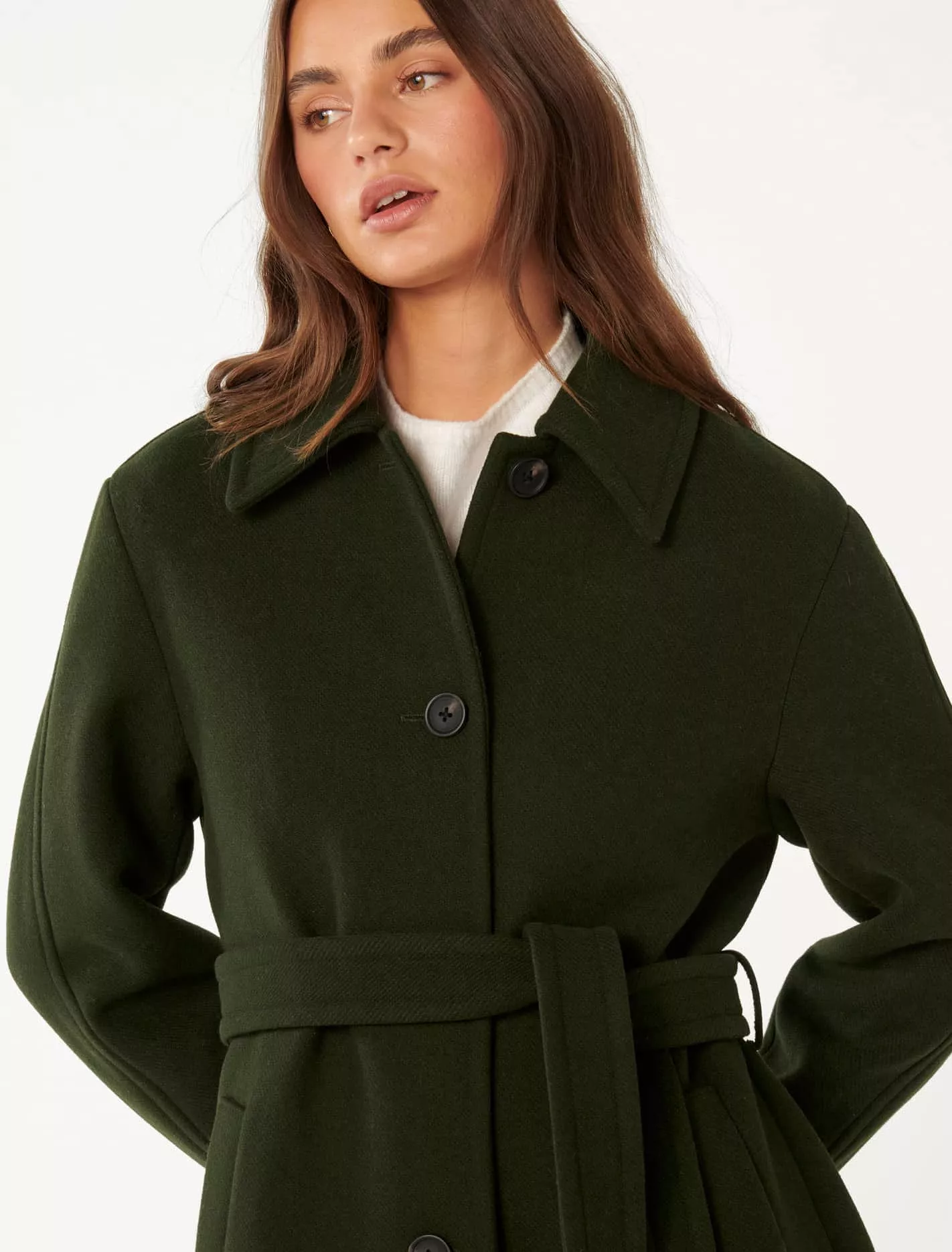 Dallas Single Breasted Wrap Coat