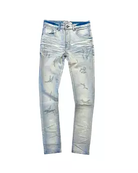 Distressed Super Stretch Jean