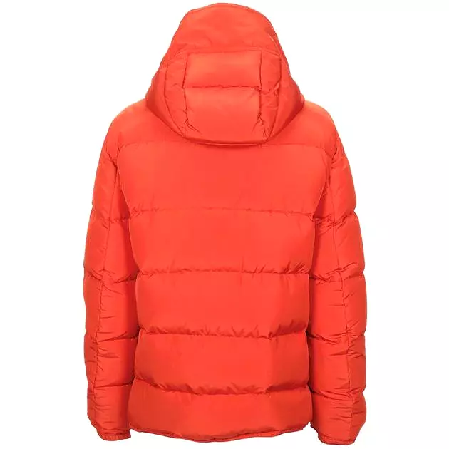 DOLCE & GABANNA Orange Hooded Down Jacket