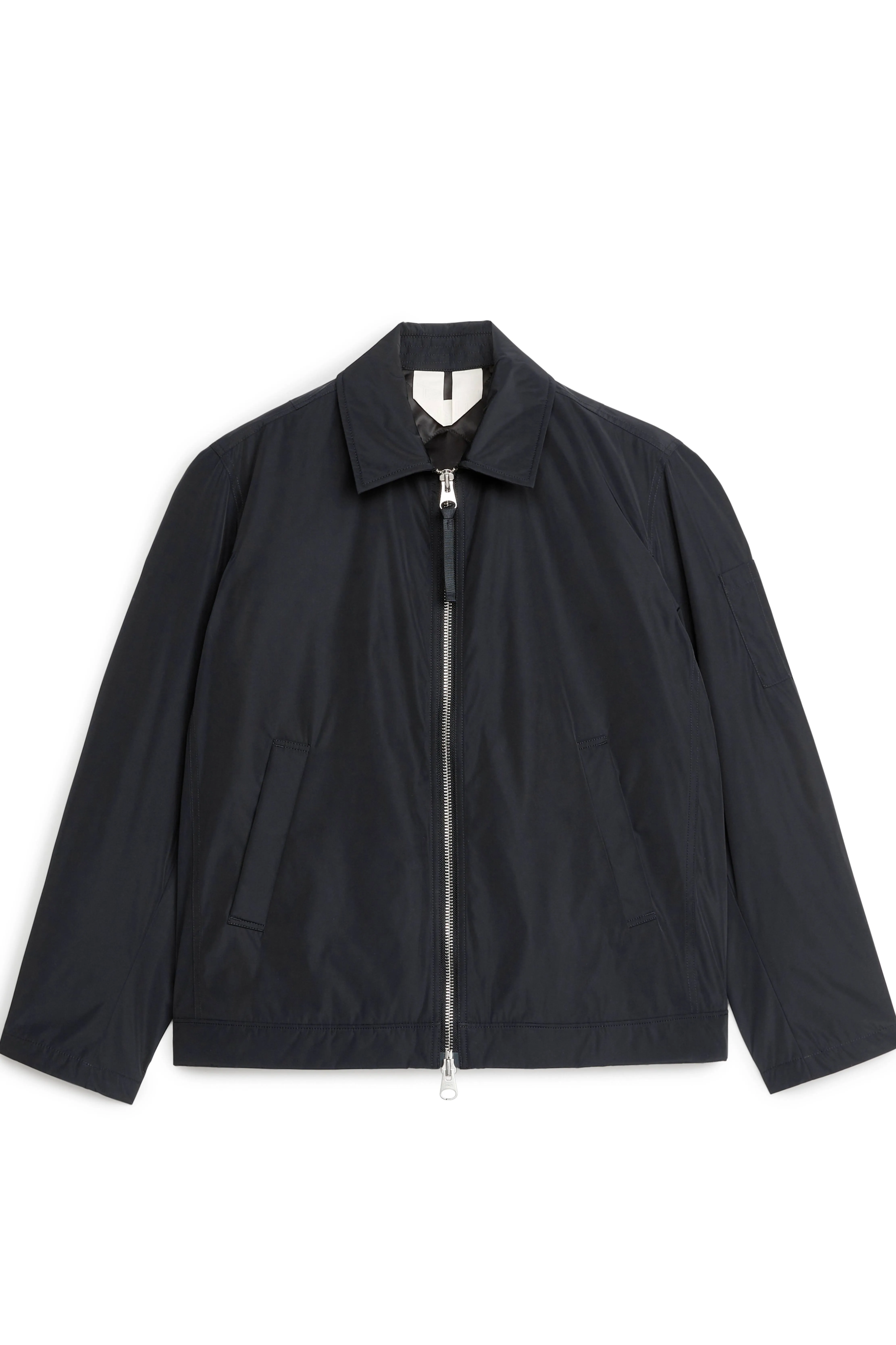 Drizzler Nylon Jacket - Long sleeve - Short - Dark Blue - Men | H&M GB