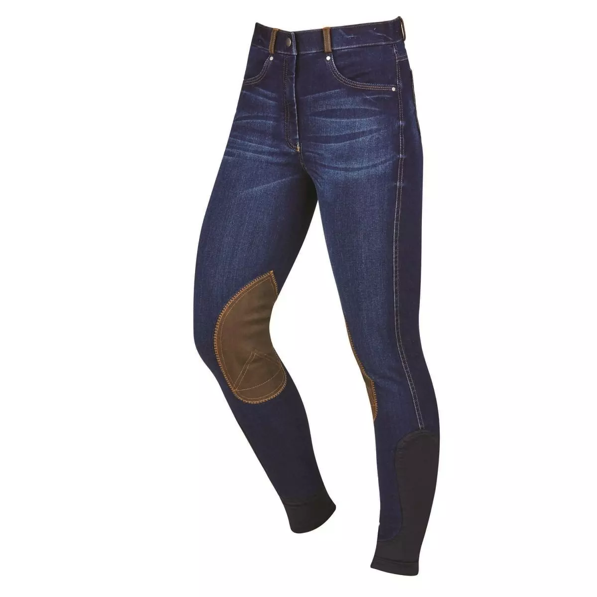 Dublin Shona Knee Patch Denim Breeches 