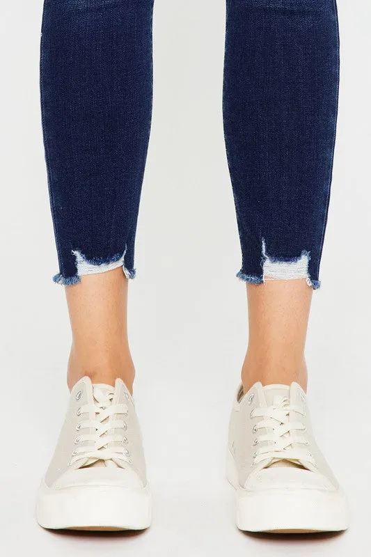 Eliza Mid Rise Ankle Skinny Jeans