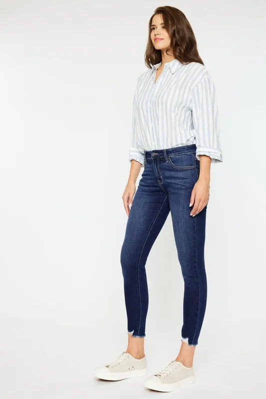 Eliza Mid Rise Ankle Skinny Jeans