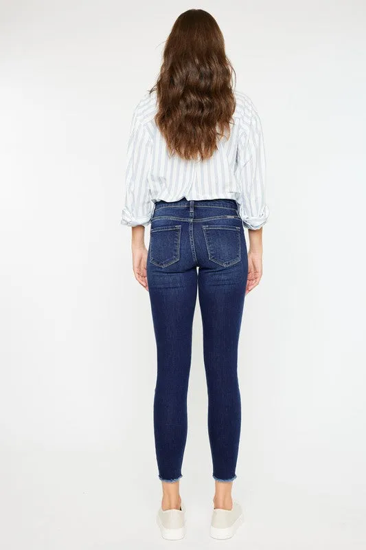 Eliza Mid Rise Ankle Skinny Jeans