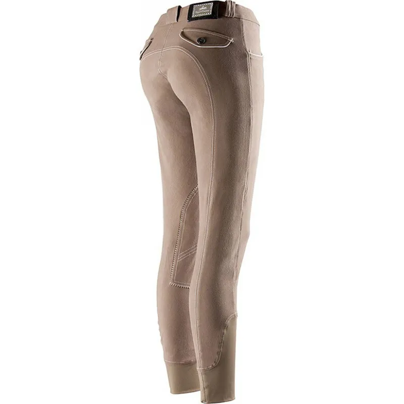 Equi-Theme Verona Knee Patch Ladies Breeches - Taupe