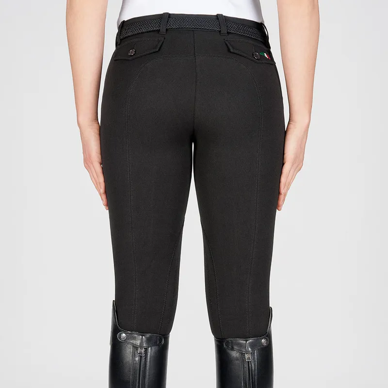 Equiline Boston Knee Patch Ladies Breeches - Black